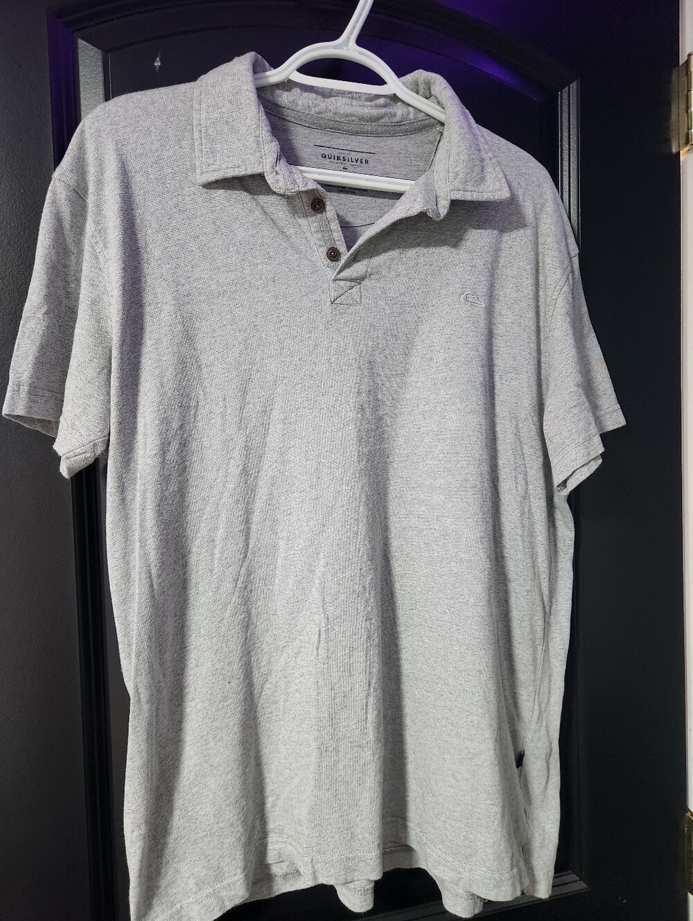 Mens Quicksilver Polo Shirt Short Sleeve